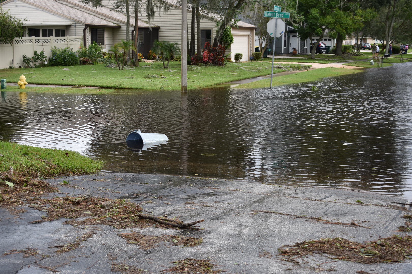 Inundación por huracán en Florida que necesita restauración de daños por agua